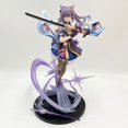 thumbnail image 1 of Figura de Anime Genshin Impact Keqing, 26cm, Shogun Genshin Raiden Impact/Mona, Klee/Qiqi, juguetes coleccionables Gong Bohan LED, 1 of 2