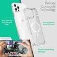 thumbnail image 4 of XUCP-Magnetic pour iPhone 16 Pro Étui, Compatible avec MagSafe, Protection contre les Chutes de Qualité Militaire, Étui Arrière Transparente Antichoc et Résistante aux Rayures, Étui Mince Anti-Jaunissement, Transparent, 4 of 4