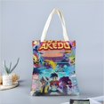 thumbnail image 2 of Akedo Ultimate Bolso de tela con estampado de lienzo para mujer, bolsa de compras reutilizable y estética, con cremallera interior, regalo para mujer,40*45cm., 2 of 6