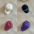 thumbnail image 4 of Baozhu Toddler Hats Kids Baseball Cap With Letter Embroidery Funny Hats Spring Summer Girl Boy Hats Sun Caps, 4 of 5