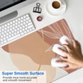 thumbnail image 4 of Long Mouse Pads for Desk,Brown Boho Abstract and Plant Pattern Desk Mats on Top Of Desks, Desk Mouse Pad Extra Large with 3mm Non-Slip Base and Stitched Edge for Gaming,Office,Work,Home 31.5"x11.8", 4 of 6