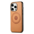 thumbnail image 2 of for iPhone 16 Pro Magnetic Phone Case, PU Leather Phone Case, Compatible with MagSafe,Non-Slip Enhanced Grip Anti-Fingerprint Shockproof Ultra Slim Rugged Phone Cover Case,Khaki, 2 of 5