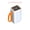 White, variant on 4 Slots DIY Power Bank Case Detachable Battery Power Shell Box DIY Kit for 4x21700 Lithium Battery, Black