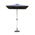 thumbnail image 2 of Patio Umbrella Rectangle, Navy Blue - Crank & Tilt - UV Protection - Outdoor Sun Shade for Table, Deck, Backyard - Aluminum Pole & Fade-Resistant Canopy Navy Blue, 2 of 9