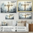 thumbnail image 4 of Designart "Cross A Powerful Symbol" Spiritual Floater Framed Wall Art Print, 4 of 7