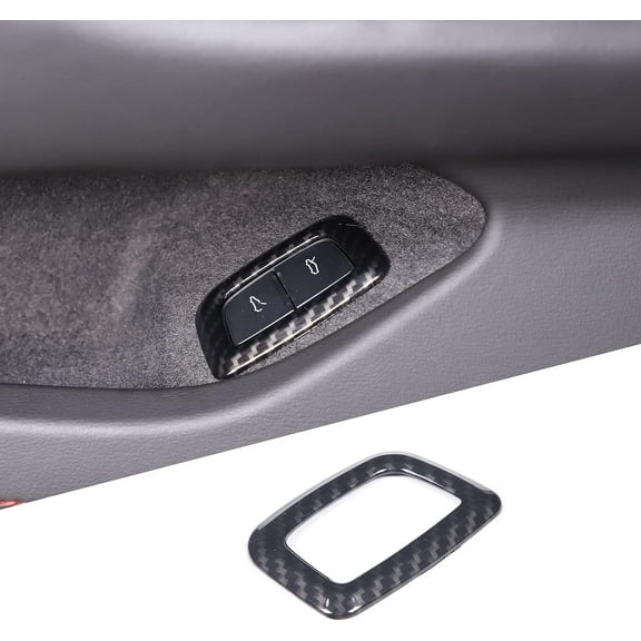 TINKI Trunk Switch Button Cover Trims Compatible with Chevrolet Corvette C8 2020-2023, ABS Inner Rear Trunk Switch Panel Trim Frame Accessories