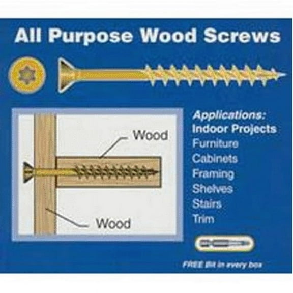 Hillman Fasteners 48593 All Purpose Wood Screw, 10 x 3-1/2"