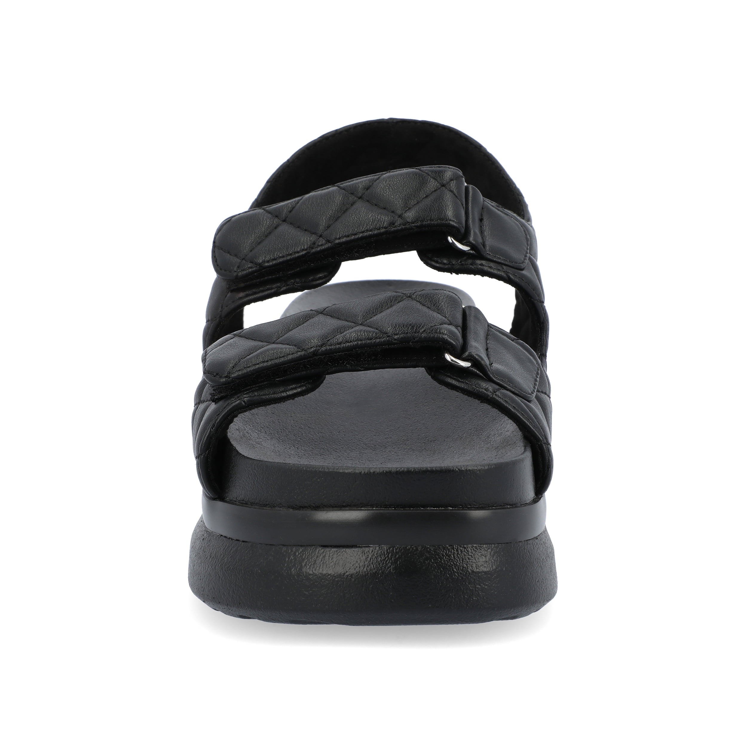 Journee Womens Debby Hook and Loop Platform Sport Sandals