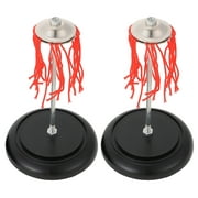 2 Pcs Iron Plastic Proflexia Lab Equipment Physical Experiment Static Electricity Student