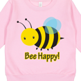 thumbnail image 3 of Inktastic Bee Happy Toddler Sweatshirt, 3 of 4