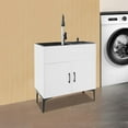 thumbnail image 2 of Laundry Sink Cabinet with Stainless Steel Sink and Pull-Down Faucet,Utility Sink Large Utility Sink Cabinet for Laundry/Utility Room, 2 of 8