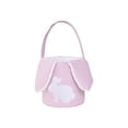 thumbnail image 2 of Plush Easter Bunny Basket Bags for Kids,Rabbit Bucket Tote with Fluffy Ears, Cute Egg Hunts Party Storage Candy Gifts Carry Bucket Decorations,Rabbit Buckets for Carrying Candy Stuffed Festival Gifts, 2 of 9