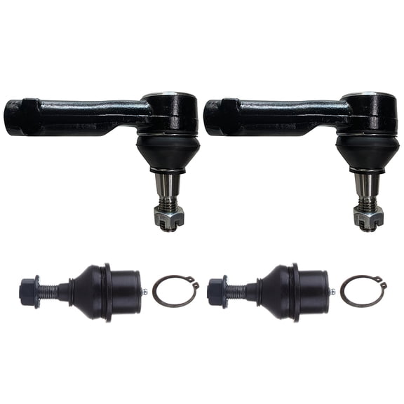 ECCPP Front Lower Ball Joint Front Outer Tie Rod End Fit 2004-2008 for Ford for F-150 for Lincoln Mark LT 4pcs K80149 ES3691