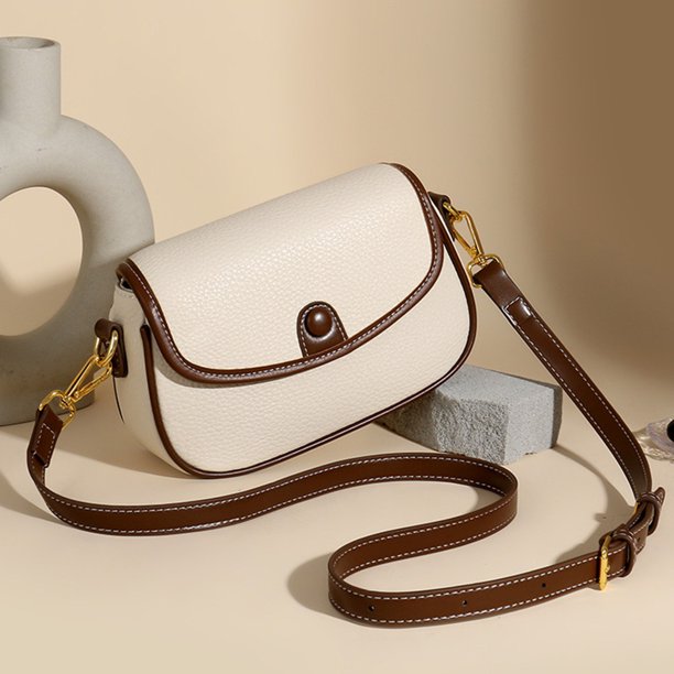 Bolso Bandolera Bolso casual de mujer con cremallera Bolso retro Bolso de ocio al aire libre de cuero PU para mujer DQrwqpou Para Estrenar