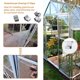thumbnail image 4 of 100pcs Greenhouse Clips For Glass, Stainless Steel Greenhouse Glass Pane Fixing Clips Include 50 Pieces Glazing Clips W Wire Clips, 4 of 5