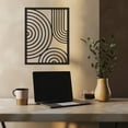 thumbnail image 6 of Violaura Abstract Metal Wall Art - Easy to Install Hanging Perfect for Home, Living Room Decor (60.0" x 48.0"), 6 of 8