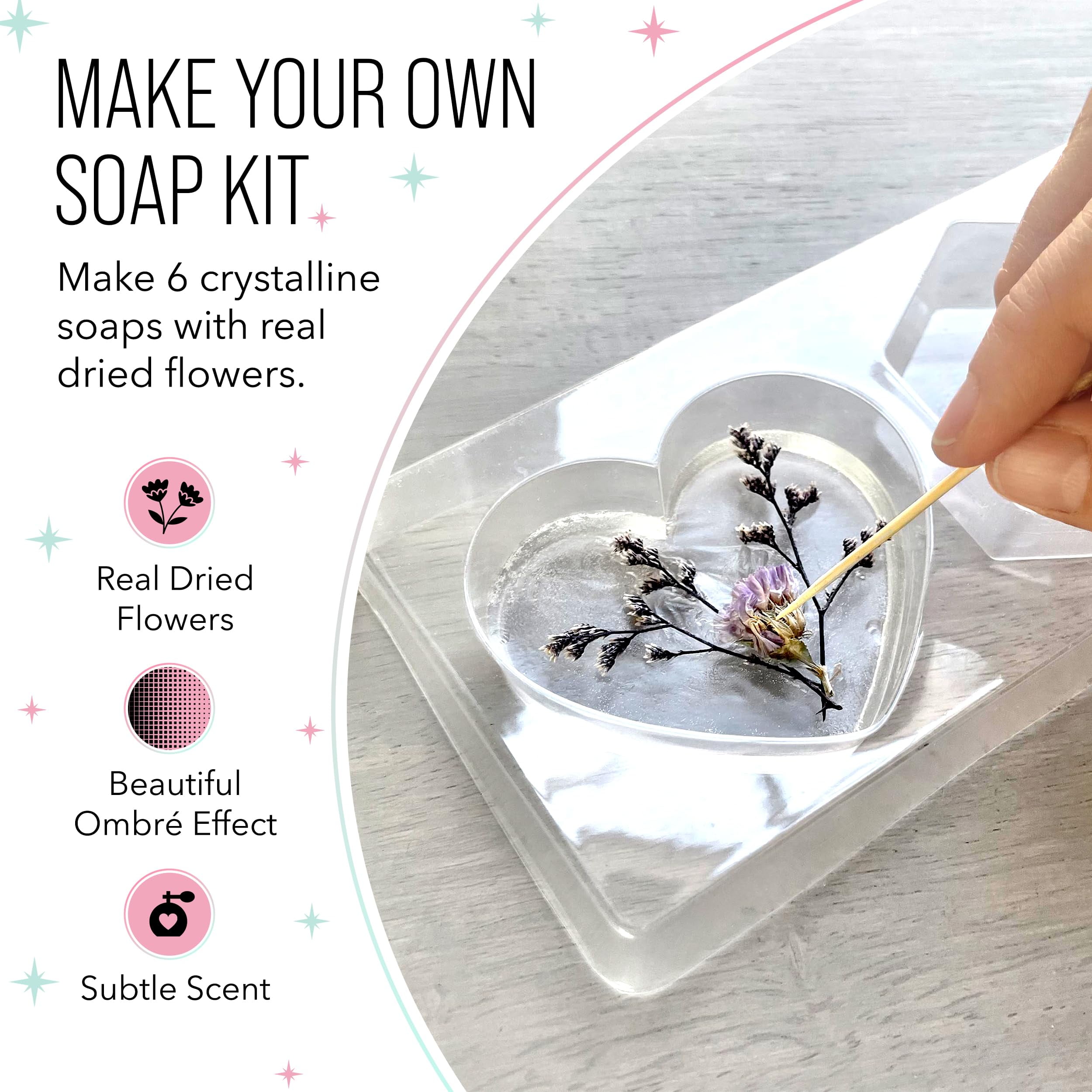 WishCraft Flower Power DIY Soaps Kit