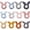 Wave Point, variant on 12 count Bow Hair Scrunchies Bunny Ear Scrunchies for Bow Silk Bowknot Bobbles Elastic Hair Ties Ropes Ponytail Holder for Women(Satin Silk)