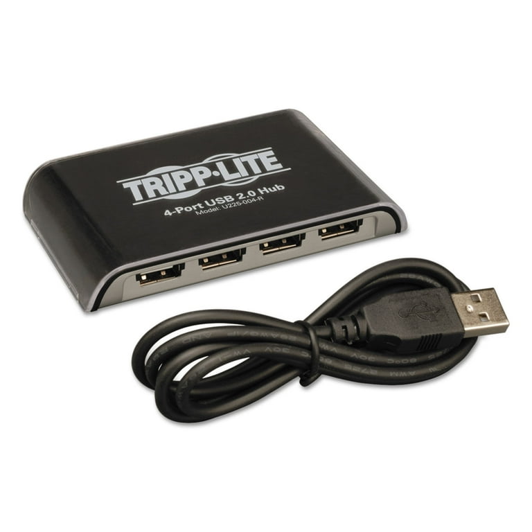 USB 2.0 Hub, 4 Ports, Black/Silver USB 2.0 Hub, 4 Ports, Black/Silver