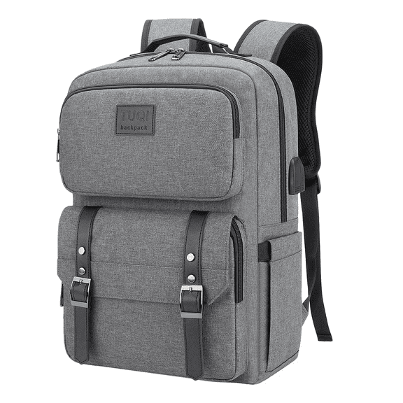 Mochila Antirrobo Para Portatil Color Gris