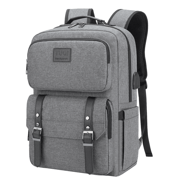 Mochila Antirrobo Para Portatil Color Gris