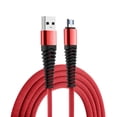 thumbnail image 1 of Cable De Datos De 1 M, Cable De Carga Tejido De Sirena, Cable Trenzado De Nailon Largo Micro Usb Para Teléfono Android Methold EL011904-00, 1 of 6