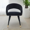 thumbnail image 2 of Darius Dining Chair in Black Velvet SET OF 2, 2 of 5