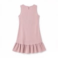 thumbnail image 3 of Tauxra Sleeveless Dress for Women Casual Summer Round Neck Solid Color Mini Dress Soft Comfortable Polyester Fabric for Daily Wear Spring Vacation, 3 of 7