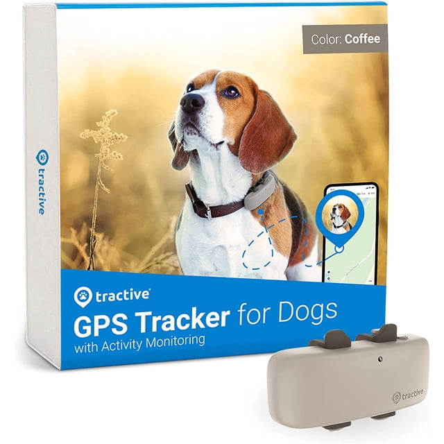Tractive GPS Pet Tracker for Dogs Waterproof, GPS Location & Smart Activity Tracker