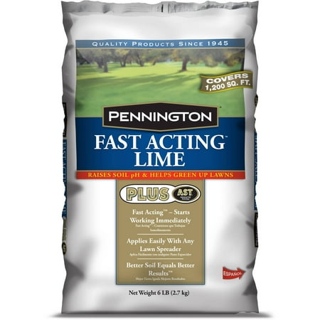 Pennington Fast Acting Lime Plus AST Soil Conditioner, 30 (Best Weed And Seed For Lawns)