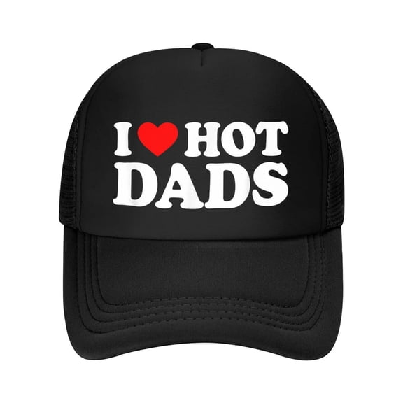 I Love / I Heart Hot Dads / Baseball Cap