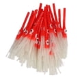 thumbnail image 1 of 30 faldas de calamar luminosas, cebo artificial suave de pulpo luminoso para agua salada y dulce, color rojo, 1 of 14