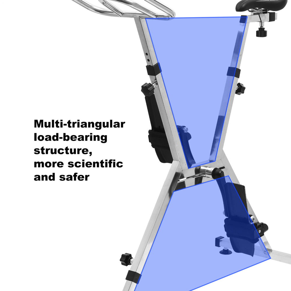 Underwater Exercise Bike Commercial-Grade - Stainless Steel Aquatic Cycle for Fitness Centers and Luxury Resorts