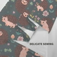 thumbnail image 6 of Pofeuu Hedgehogs and Flowers1 Print Wall Tapestry Decoration Wall Hanging Tapestry 60 x 51 Inch, 6 of 6
