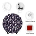 thumbnail image 4 of Gaeub Elegant ice skates snowflakes A Print Ceramic Plate,Dinner Plates,Bone China Decorative Plates with Display Stand,Art Ceramic Ornaments for Wall Hanging Decoration-10in, 4 of 6