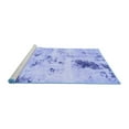 thumbnail image 2 of Ahgly Company Machine Washable Indoor Rectangle Solid Blue Modern Area Rugs, 4' x 6', 2 of 4