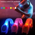 thumbnail image 5 of 2pcs LED Night Reflective Armband, PVC Illuminated Wrist Strap-red, 5 of 5