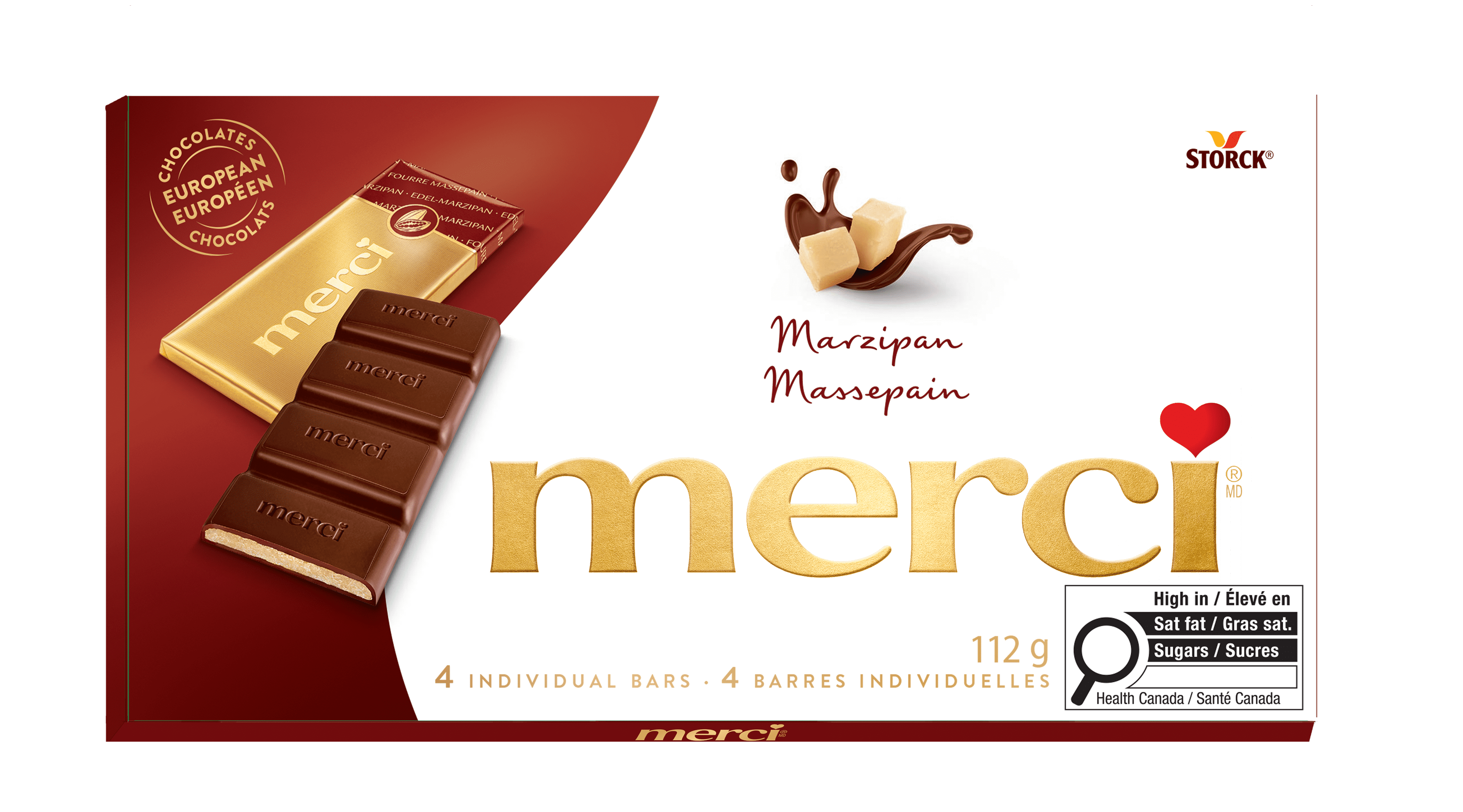 merciページ merci® Chocolate Bar - Marzipan - Walmart.ca