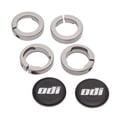 thumbnail image 2 of ODI Lock Jaw clamps w/ Snap caps Gray set/4, 2 of 2