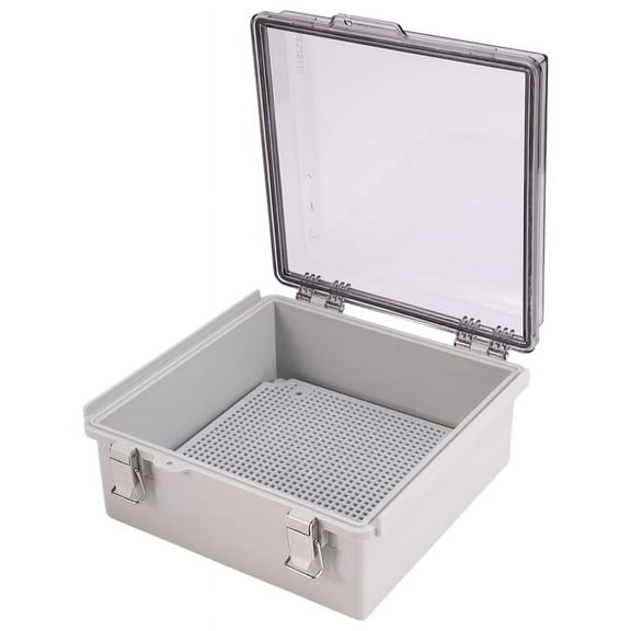 Clear Electrical Enclosure Box Outdoor Plastic Junction Box Weatherproof Electrical Box 210x210x100mm
