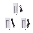 thumbnail image 3 of Seitruly 8 ranuras AA/AAA Ni-Mh de 1.2V Smart 150mAh/130mAh de baterías recargables Cargadores de dispositivos electrónicos específicos, 3 of 8