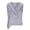 Gray, variant on Womens V Neck Satin Vest Tops Dressy Casual Sleeveless Shirts Wrap Waist Slim Fit Lightweight Button Summer Blouses Pink