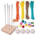 thumbnail image 1 of Kit para hacer pulseras de paracord, juego de manualidades de crochet, manualidades fáciles, manualidades lindas, tejido DIY 4, 1 of 9