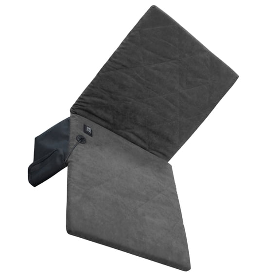 Soidarity Cojín de asiento con calefacción con 3 modos, permanece caliente al aire libre, cojín con calefacción para acampar al aire libre, carpas gris