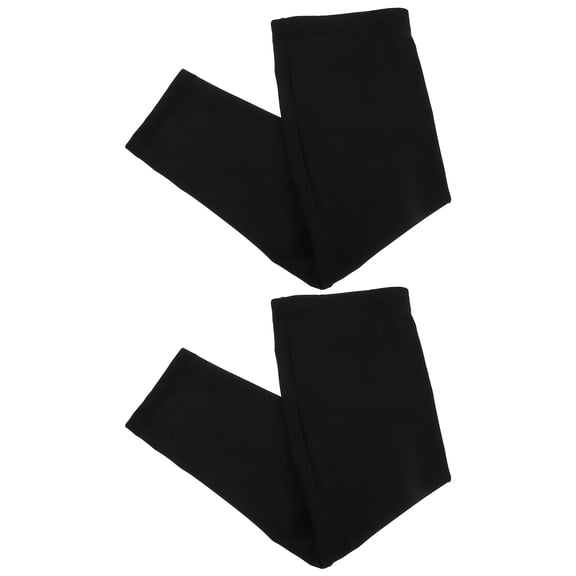 BESTYASH 1 Pair Black Volleyball Arm Sleeves with Padded Elbow and Sweat-Wicking Lightweight Design