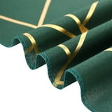Efavormart 9FT Hunter Emerald Green Geometric Table Runner With Gold ...