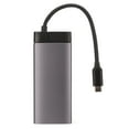 thumbnail image 1 of Estación De Acoplamiento USB C, 5 En 1 Divisor USB C Gris Oscuro Plug And Play Para Teléfono, 1 of 5