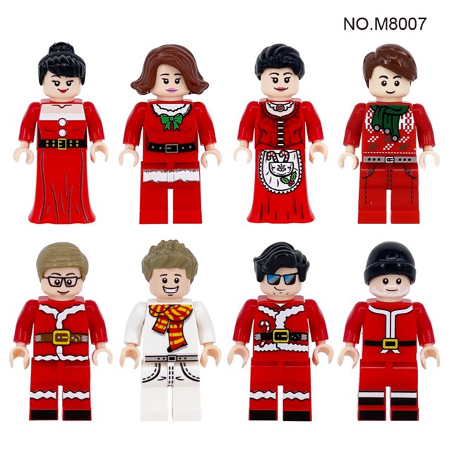8 Unids/set Mini Superhéroes Figura Bloques De Construcción Juguetes Para Niños Regalos Gao Jiahui unisex