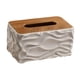 thumbnail image 3 of Funda para caja de pañuelos, creativa, decorativa, rectangular, para guardar pañuelos de papel Gris, 3 of 9
