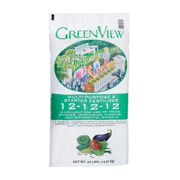 Greenview 22-00564 All Purpose Fertilizer, Granules 33 lbs